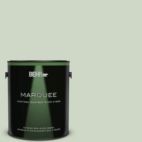 BEHR MARQUEE 1 gal. #S390-2 Spring Valley Semi-Gloss Enamel Exterior Paint & Primer