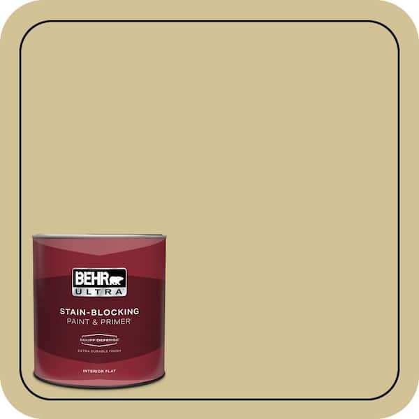 BEHR ULTRA 1 qt. #370F-4 Winter Mood Extra Durable Flat Interior Paint & Primer