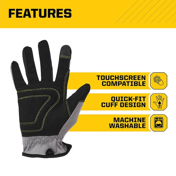 FIRM GRIP Large Utility Work Gloves (9-Pair) 34301 - The