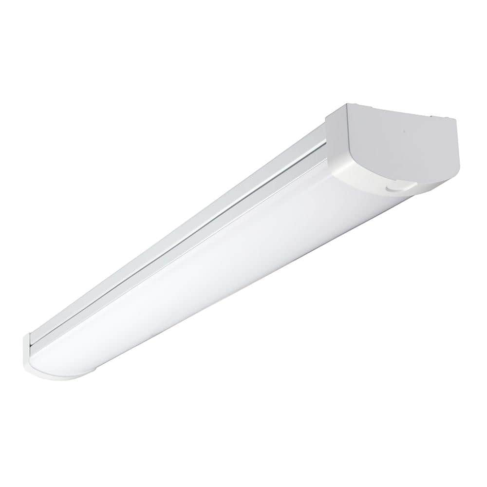 Metalux 4 ft. Selectable CCT and Lumen 5.5 in. Commercial Wrap Light  4AWS-L3C3-UNV - The Home Depot