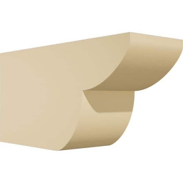 Ekena Millwork Standard Crestline 4 in. W x 6 in. H x 12 in. D Polyurethane Rafter Tail Outlooker