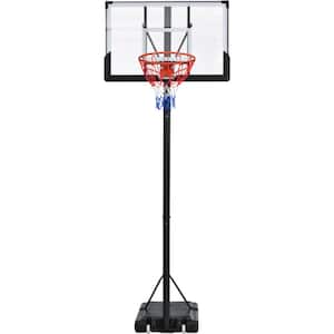 Adjustable  4.76 in. to 10 ft. removable cool glow-in-the-dark basketball hoop, great gift for friends and kids!