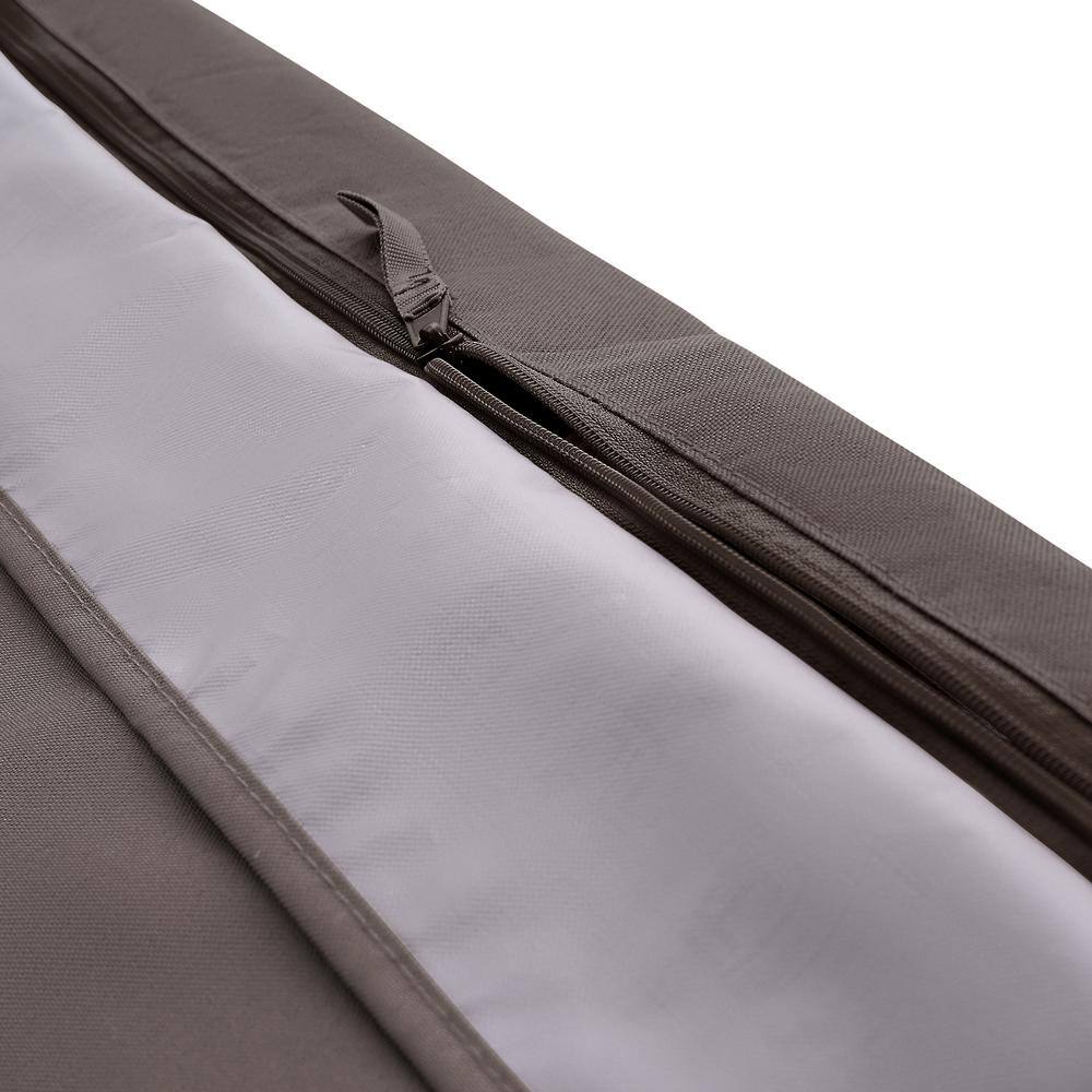 Ravenna Dark Taupe Water-Resistant Porch Swing Cover