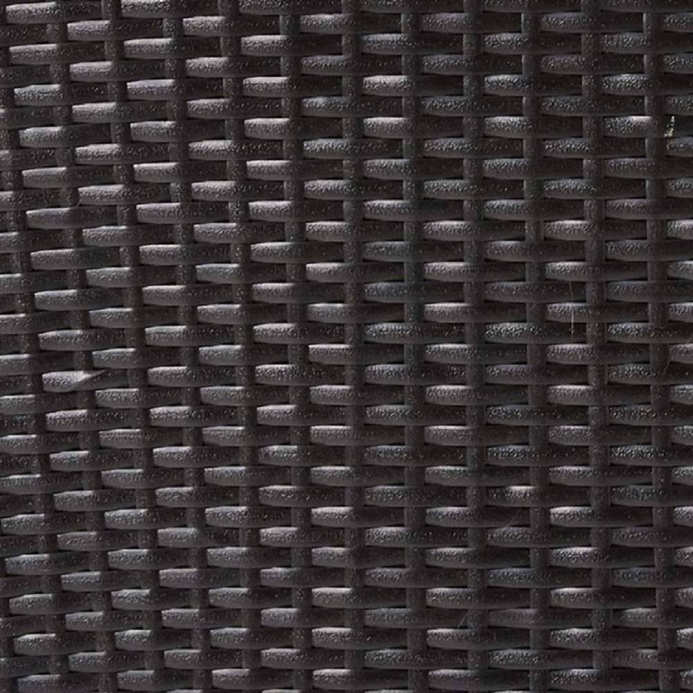 Antique Bronze 40" Square Resin Wicker Vista Planter