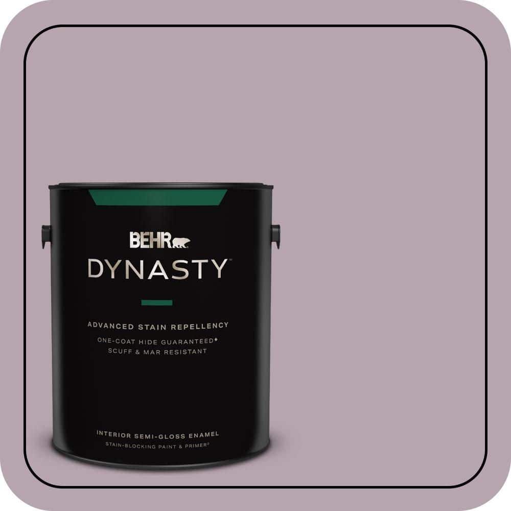 1 gal. #690F-4 Midsummer Dream Semi-Gloss Enamel Interior Stain-Blocking Paint & Primer price history on PriceWatchPro