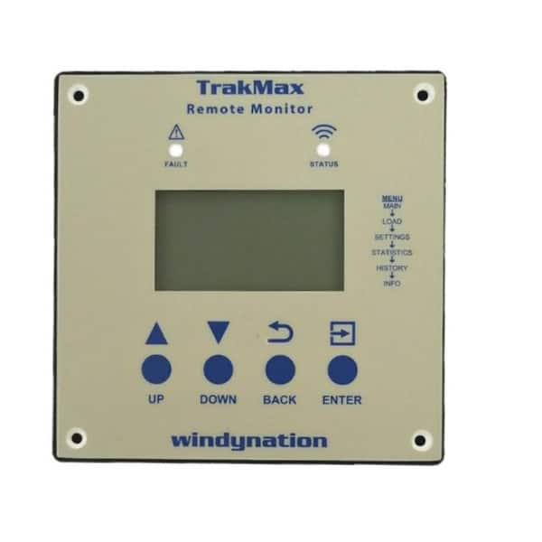 Windynation 40 Amp 12 Volt Or 24 Volt Trakmax Mppt Solar Charge Controller Remote Meter For Controller Chc Tmrm 01 The Home Depot