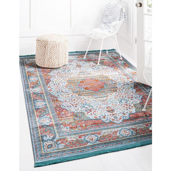 Baracoa Malecon Light Blue 8' 0 x 11' 0 Area Rug