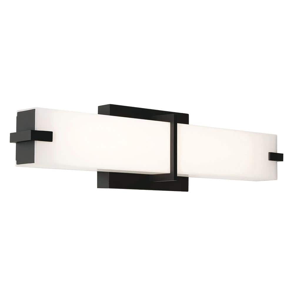 Miller 24" Black Steel LED Vanity Light