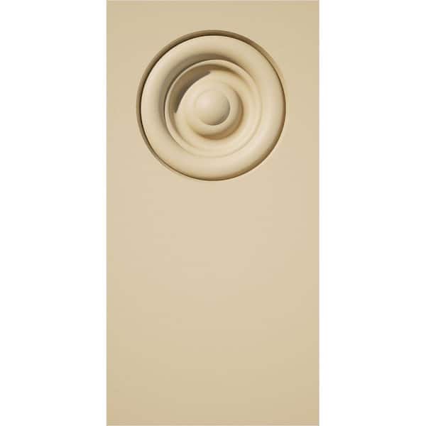 3-1/2 in. W x 7 in. H x 1 in. P Standard Foster Bullseye Plinth Block with Square Edge (2-Pack)
