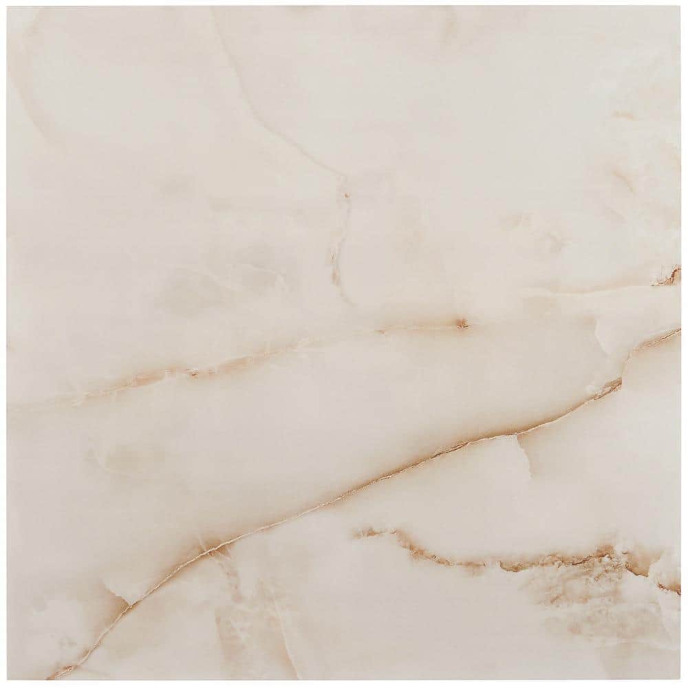 Selene Onyx 24" x 24" Polished Porcelain Marble Look Tile
