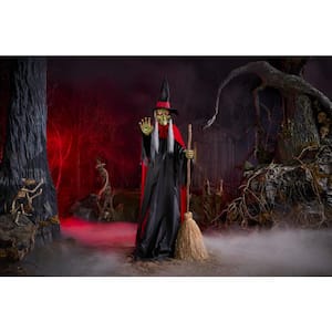 7 ft. Animated LED Spellcasting Witch