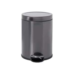Rubbermaid Commercial Products Marshal Classic 15 Gal. Black Round Top Trash  Can FG816088BK - The Home Depot