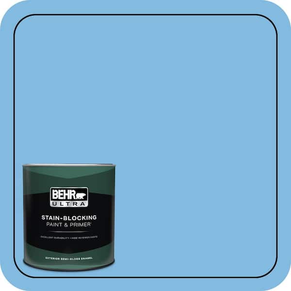 BEHR ULTRA 1 qt. #560B-4 Enchanting Semi-Gloss Enamel Exterior Paint & Primer