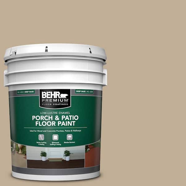 BEHR PREMIUM 5 gal. #PPU7-07 Riviera Beach Low-Lustre Enamel Interior/Exterior Porch and Patio Floor Paint