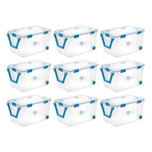 Sterilite 70 Qt. Ultra Storage Box 19888604 - The Home Depot  Clear  storage bins, Large plastic storage boxes, Sterilite storage bins