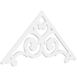 1 in. x 72 in. x 33 in. (11/12) Pitch Hurley Gable Pediment Architectural Grade PVC Moulding