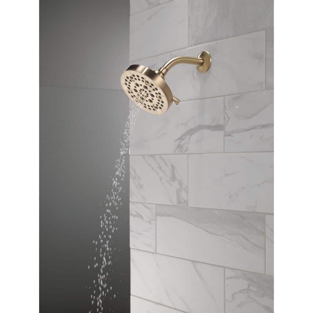 Champagne Bronze 6" Wall Mounted Multi-Function Shower Head