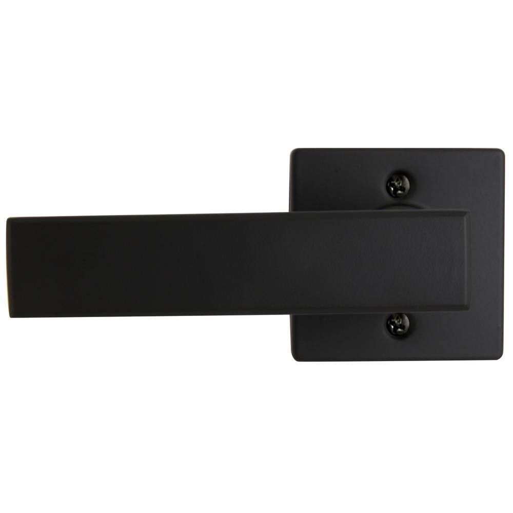 UPC 050134000070 product image for Defiant Westwood Matte Black Dummy Door Lever with Square Rose | upcitemdb.com