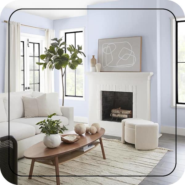 BEHR MARQUEE 1 gal. #P540-1 Vaguely Violet Matte Interior Paint