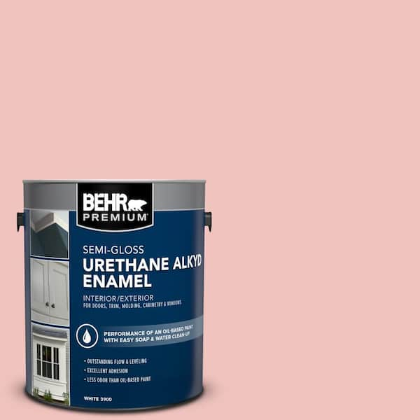 BEHR PREMIUM 1 gal. #M160-2 Taffy Twist Urethane Alkyd Semi-Gloss Enamel Interior/Exterior Paint