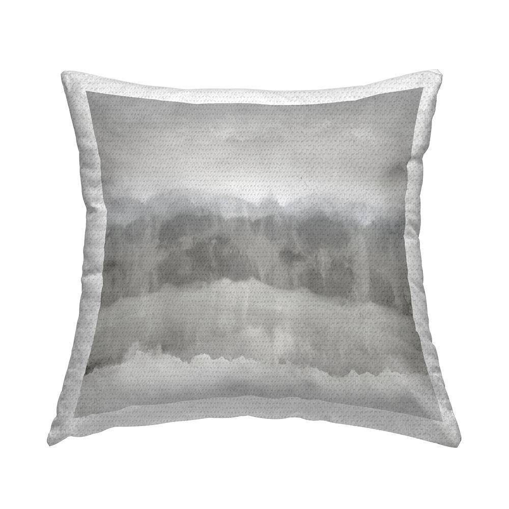 Grey Abstract Ambient Landscape Grey Square Outdoor Throw Pillow price history on PriceWatchPro