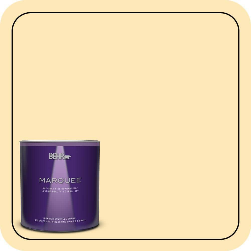 1 qt. #320A-3 Cornsilk Eggshell Enamel Interior Paint & Primer product image for price tracking