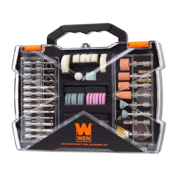 WEN Rotary Tool Accessory Kit with Carrying Case (150-Piece)