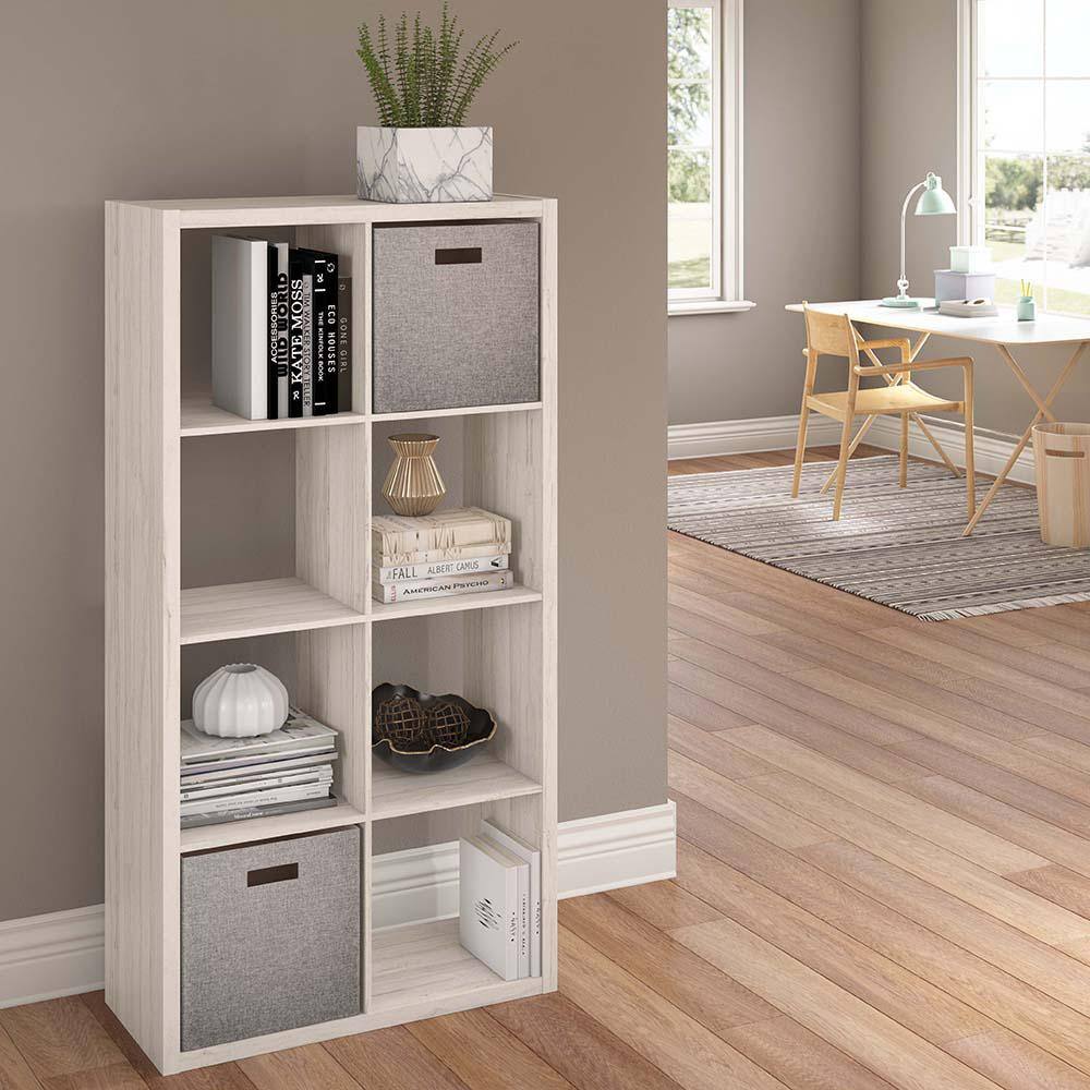Kids' Versatile 8-Cube Brown Organizer for Playful Storage
