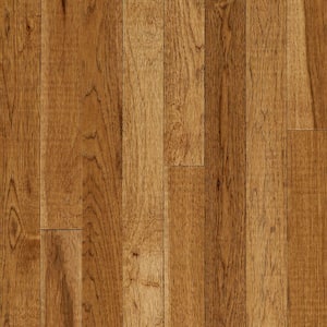 Take Home Sample - Plano Marshy Wilds 5 in. x 7 in. Hickory Solid Hardwood Flooring