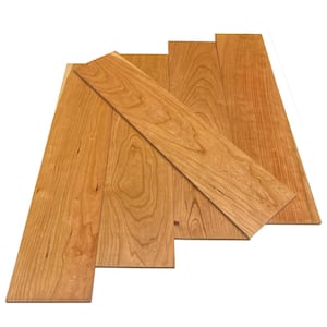 1/4 in. x 5.5 in. x 2 ft. UV Prefinished Cherry S4S Hardwood Board (5-Pack)