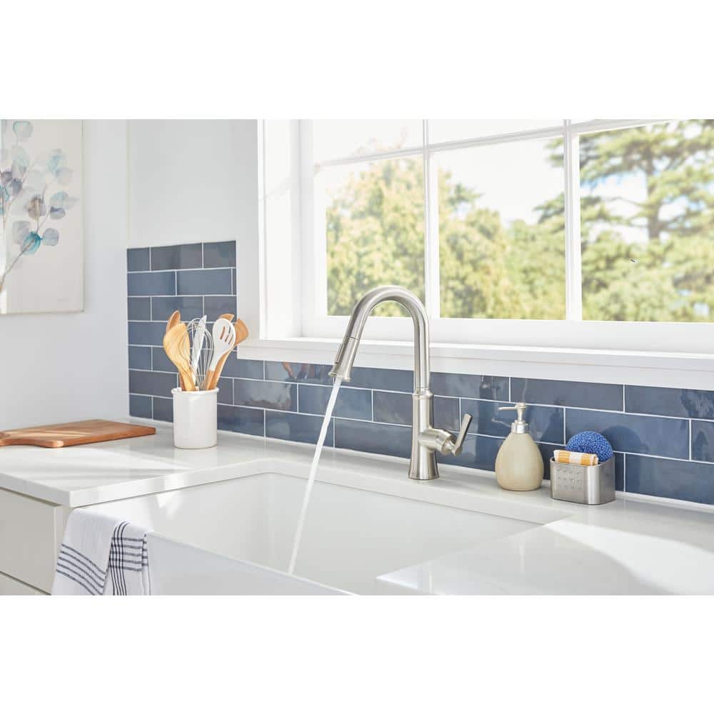 Stainless Steel Single Hole Pull Down Kitchen Faucet