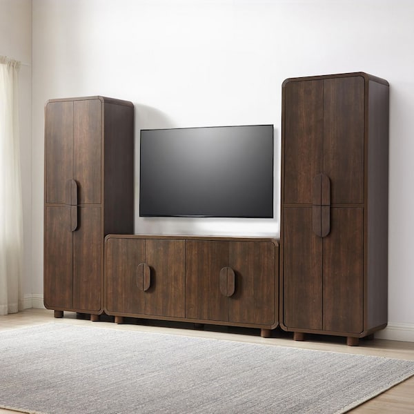 Acme Furniture Hercules 50 in. Cherry Entertainment Center