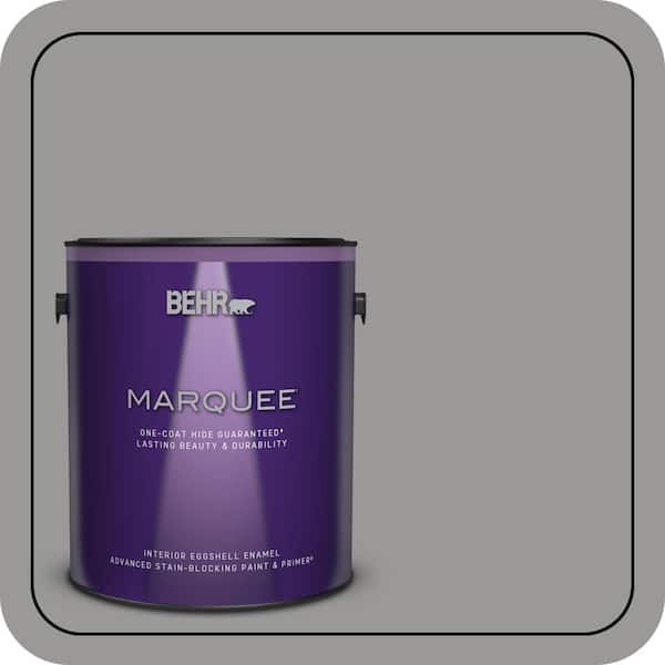 BEHR MARQUEE 1 gal. Home Decorators Collection #HDC-NT-10A Dolphin Gray One-Coat Hide Eggshell Enamel Interior Paint & Primer