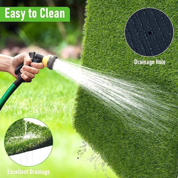 LITA ECO Ultra Thick 4 ft. W x Cut to Length Green Artificial