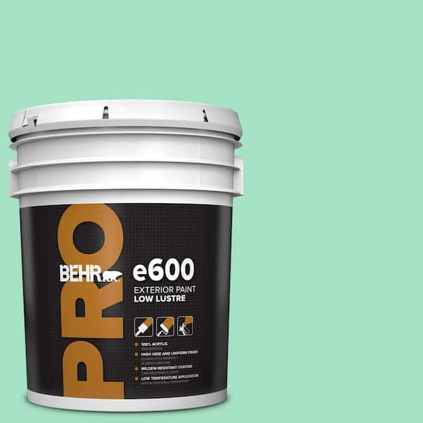 BEHR PRO 5 gal. #470A-3 Reef Green Low Luster Exterior Paint