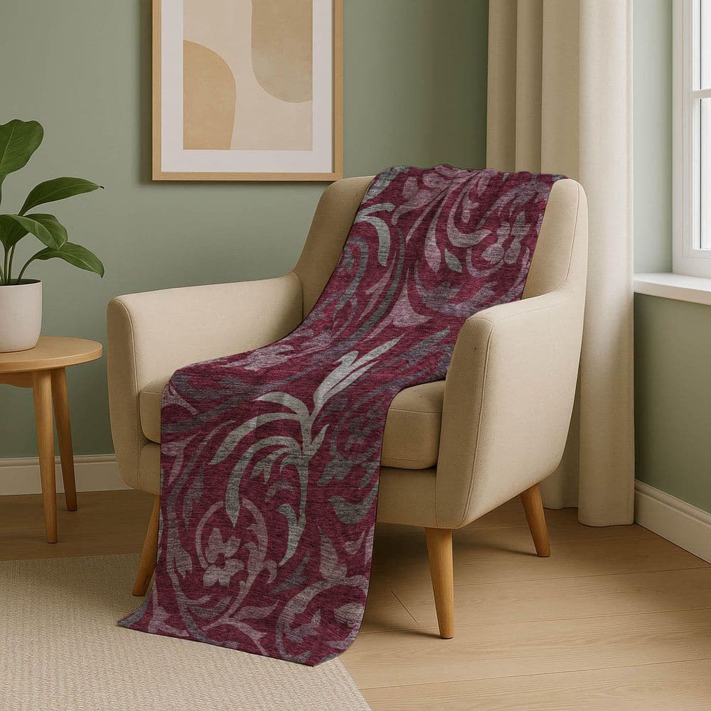 Premium Machine Washable ASB764 Garnet 50 in. x 70 in. Sherpa Throw Blanket price history on PriceWatchPro