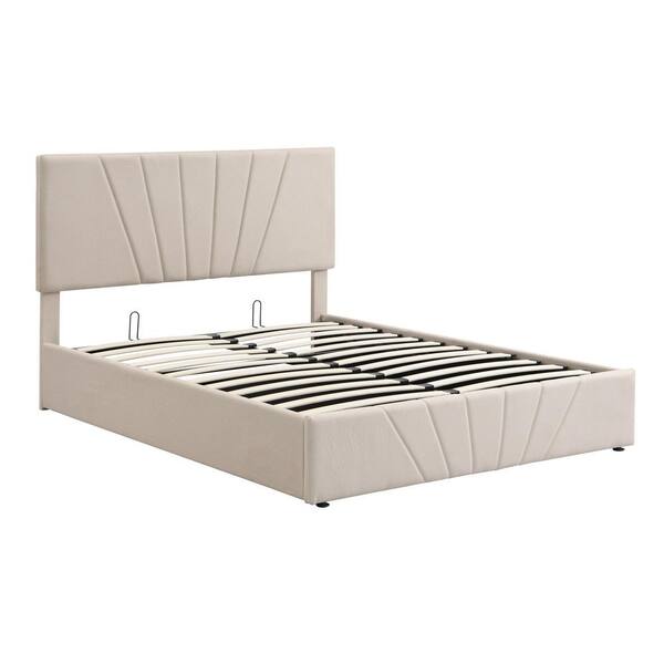 Haffey upholstered deals platform bed