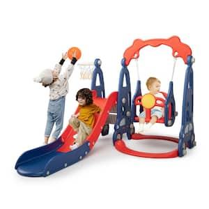 Toddler outdoor swing and cheap slide set