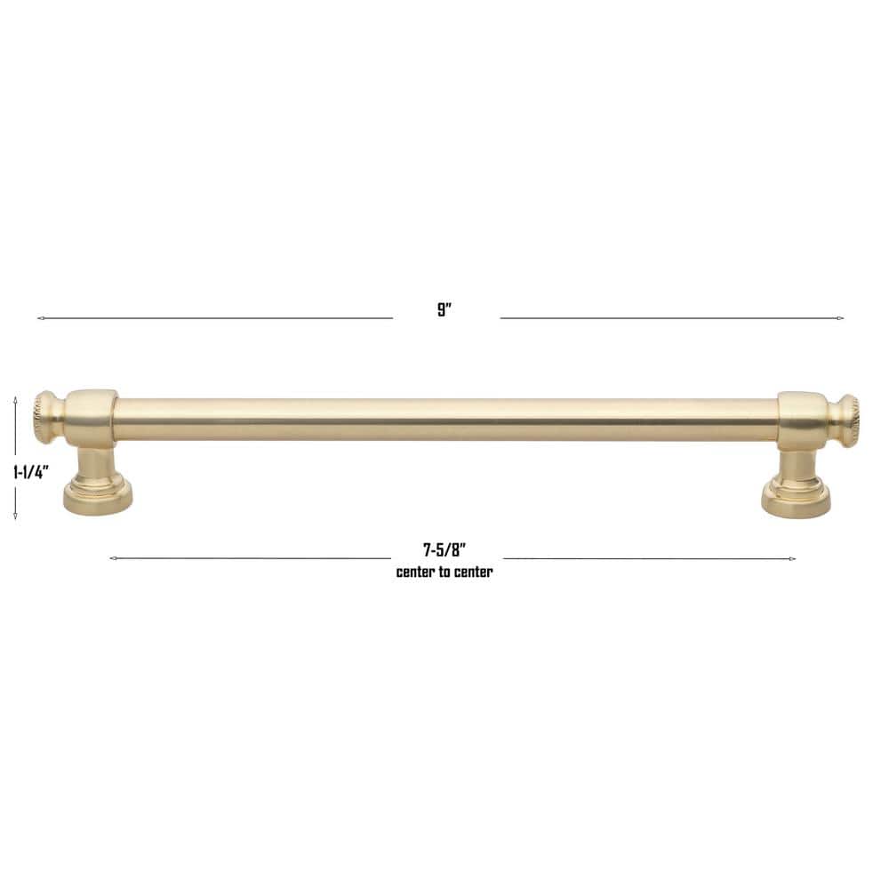 Champagne Gold Modern Steel Bar Pull with Mounting Hardware
