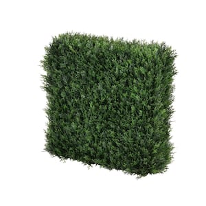 48 in. Green Artificial Cedar Hedge
