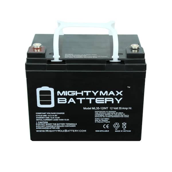 MIGHTY MAX BATTERY 12V 35AH INT Replacement Battery for Ultra DURA12-35C  MAX3950510 - The Home Depot