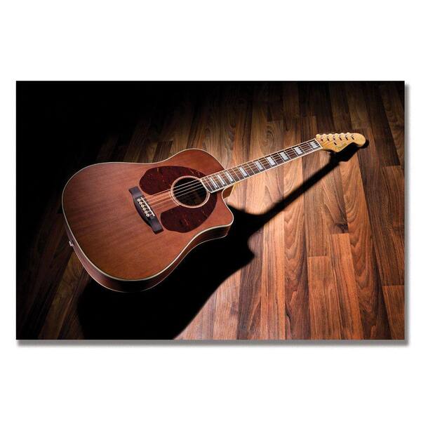 Trademark Fine Art 16 in. x 24 in. Fender Acoustic Guitar Canvas Art