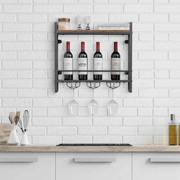 Barrell Style Chef Wine Rack, Kitchen Decor