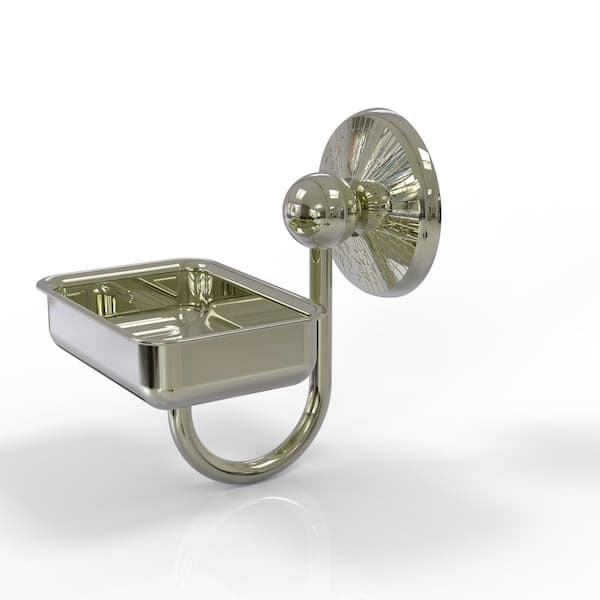 Prestige Monte Carlo Collection Wall Mounted Vanity Soap Holder in Polished Nickel