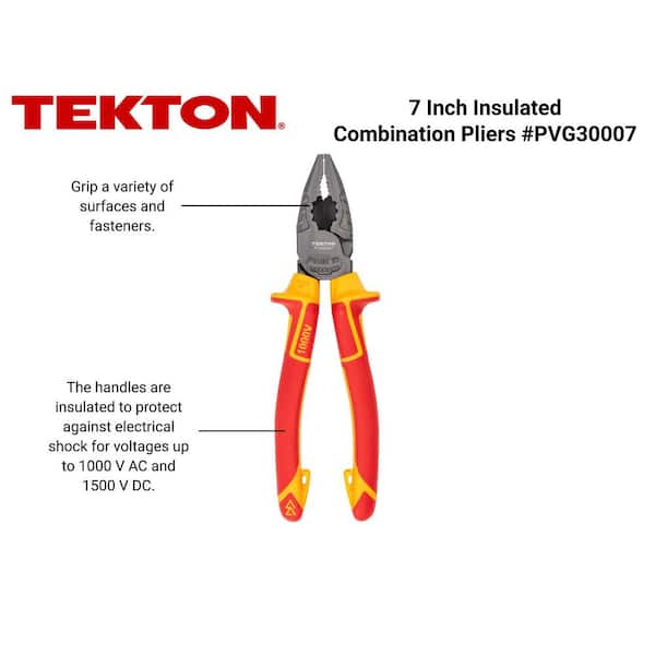 7 in. Insulated Combination Pliers