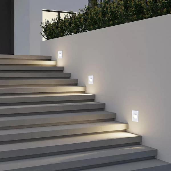 Waterproof LED Stair Light, Step Lights, Corner Light, Surface Mount Footlight, Indoor And Outdoor, Staircase Lamp, 6W