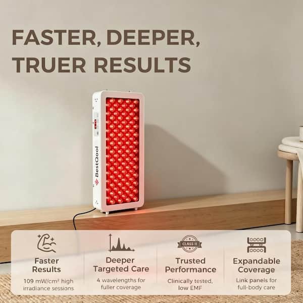 Numhew Red Light Therapy Panel, Full Body Wellness Bath Accessory