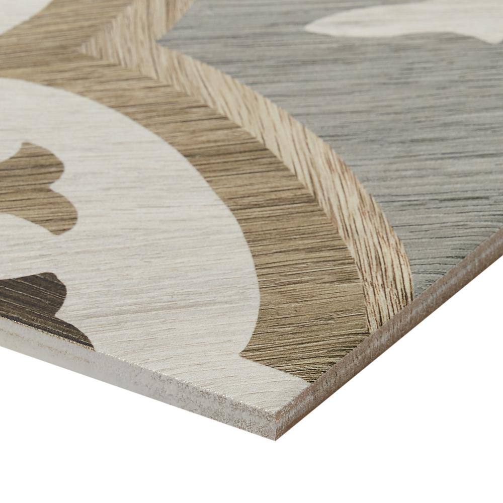 Ventura Briar 8" x 8" Multicolor Matte Porcelain Tile