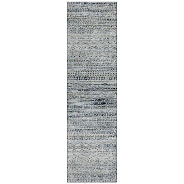 Chantille Machine Washable Indoor/Outdoor Abstract ACN2150 Linen 2 ft. 3 in. x 7 ft. 6 in. Runner Rug