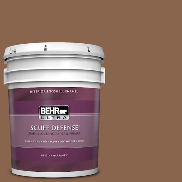 BEHR ULTRA 5 gal. #S220-7 Molasses Extra Durable Eggshell Enamel Interior Paint & Primer
